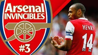 ARSENAL INVINCIBLES CAREER MODE #3 - USING HARDER SLIDERS!