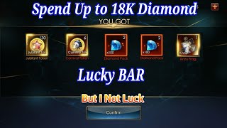 Spend Up to 18K diamond in Event Lucky BAR, LEGACY OF DISCORD