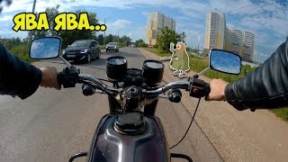 ЯВА 638 Субботние покатушки и ремонт мотоцикла!