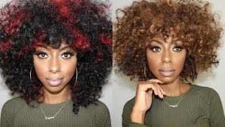 How to cut, shape and style curly wigs || Jessica Pettway
