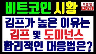 비트코인 시황, 김프 및 도미넌스에 해석과 합리적 대응방법 알아봅니다!! 암호화폐, 가상화폐 전망, 이더리움, 알트코인, 비트코인캐시, xrp, 리플코인