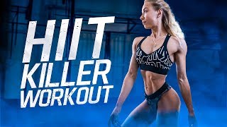 HIIT KILLER WORKOUT / ЭФФЕКТИВНАЯ ДОМАШНЯЯ ТРЕНИРОВКА