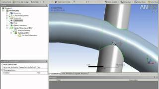 Ansys Урок 1 статичный расчет рамы на прочность