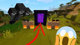 MasterCraft - can you make WITHER in NETHER (i went to try it and saw what!!!)