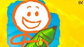 ПРИКЛЮЧЕНИЯ СТИКМЕНА Мультик Игра Для Детей Stickman Draw Below