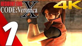 Resident Evil Code Veronica X HD - Gameplay Walkthrough Part 1 - Prologue [4K UHD] PS4/Dolphin