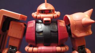 RG Char's Zaku II (Part 3: MS) Real Grade 1/144 Gundam model review