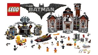 LEGO Batman Movie 2017 sets - Batcave, Arkham, and Mr. Freeze!