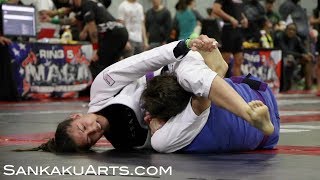 Women's Brazilian Jiu-Jitsu NAGA Frederick 26 Monica Roth Triangle Submission