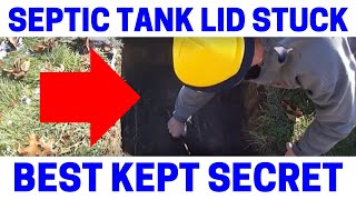 Septic Tank Lid Stuck - Fast & Easy Fix!