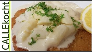 Spargel in weißer Soße - Omas Rezept
