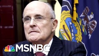 President Donald Trump In Clean-Up Mode After Rudy Giuliani Statements | Hardball | MSNBC