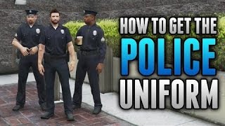 GTA5| How to get the police outfit 1.35