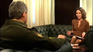 Анастасия Чернобровина  Интервью с Сергеем Шойгу  Утро России 26.12.2013