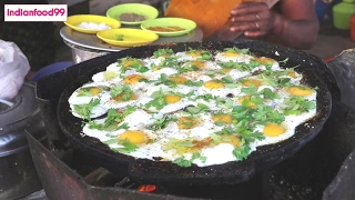 Queen Of Fried Eggs  - Amazing fried eggs prepared by Indian street food vendor