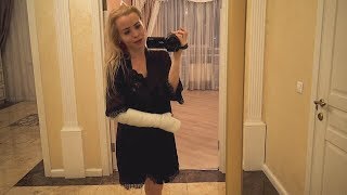 Elena amputee preview - Arm Cast
