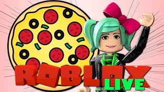 SHOOTING PIZZA IN YOUR FACE! Roblox LIVE Pizza Party Event
