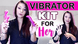 Beginner's Vibrator for Women | G-Spot Pleasure Kit for Beginners | Vibrator Kit for Her