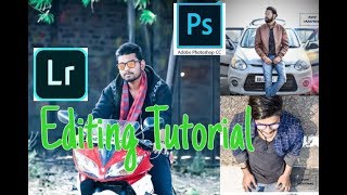 Lightroom editing|lr editing| with Photoshop editing|ps editing- step by step tutorial lightroom cc