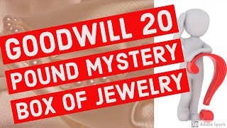 Goodwill 20 Pound Mystery Box of Jewelry Part 1 Unboxing Unjarring Trash? Treasure? Silver? Gold?