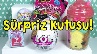 LOL Glitter Num Noms Peluş Ve Squishy Sürpriz Kutuları