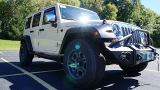 2012 Jeep Wrangler Sahara Unlimited Видео. Тест драйв 2012 Джип Вранглер СахараТюнинг. Авто из США.