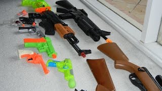 All of my toy guns