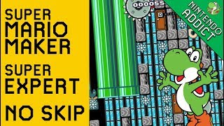 ONE FRAME, ONE CHANCE | Super Expert NO SKIP Part 4 | Super Mario Maker LIVE