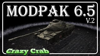 WoTBlitz // ModPak_6.5 _v.2 by Crazy Crab