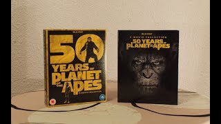 50th Anniversary Planet Of The Apes 9 Movie Collection Blu Ray Unboxing
