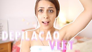 A minha nova forma de depilação Veet Sensitive Precison