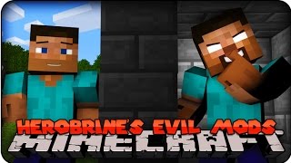 Minecraft - HEROBRINE'S SECRET TRAPS AND ROOMS