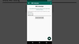 Toyota ERC Calculator - ERC Unlocker APP - How to unlock ERC With android app 2019