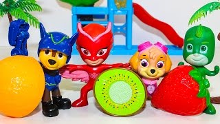 Щенячий патруль новая серия Развивающие мультики учим Овощи и Фрукты игрушки Герои в масках Мультики