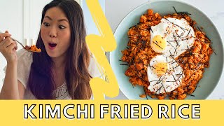 ONE POT KIMCHI FRIED RICE RECIPE 김치볶음밥 | Spam Fried Rice | 30 Minute Meals | Cooking + Mukbang