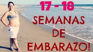 17 y 18 SEMANAS DE EMBARAZO!! 4 MESES DE EMBARAZO!! SEGUNDO TRIMESTRE!!