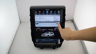 KiriNavi Vertical Screen 12.1 Inch Android Car DVD Player For Toyota Land Cruiser GPS Navigation