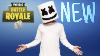 NEW MARSHMELLO SKIN (REACTIVE) AND MELLO RIDER GLIDER IN FORTNITE (MARSH WALK AND BOBBIN’ EMOTE)