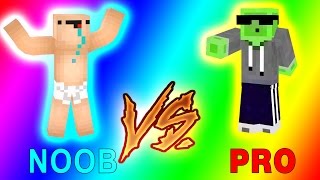 NOOB vs PRO | НУБ против ПРО в СЛОЖНЕЙШЕМ МАЙНКРАФТ соревновании - ПОЛУСЕРДЕЧНАЯ ГОНКА