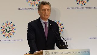 Macri: “Vamos a aumentar la recepción de ciudadanos de Siria”