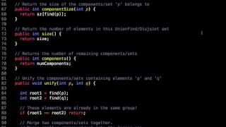 Union Find Code