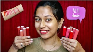 *NEW* Maybelline Sensational liquid Matte Lipsticks || Review & Swatches Of All 11 Shades