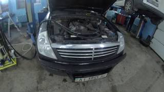 Промывка радиатора печки SsangYong Rexton