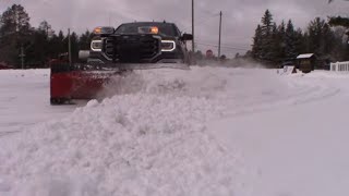 Plowing 4" of Snow and Truck Talk