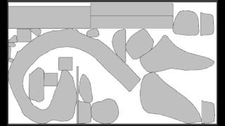 Demo Bin Packing with irregular pieces.