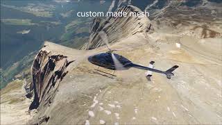 X-Plane 11 different mesh comparison