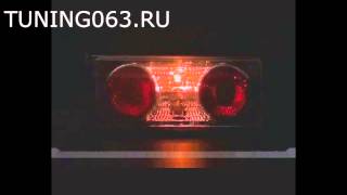 Задние фонари ВАЗ 2106, тонированный, черный