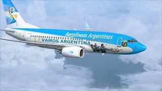 Montevideo (SUMU) - Aeroparque (SABE) // Boeing 737-700 Aerolíneas Argentinas / FSX