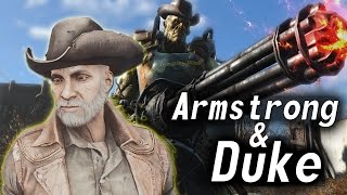 Fallout 4 - ARMSTRONG AND DUKE COMPANIONS - Guns For Hire - Cool Xbox One And PC Mod