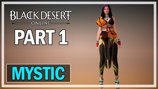 Black Desert Online - Mystic Let's Play Part 1 - The Beginning